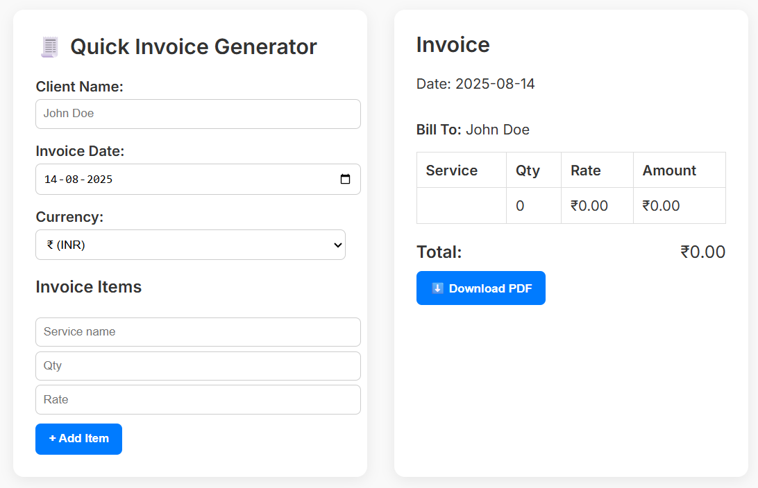 Invoice Generator